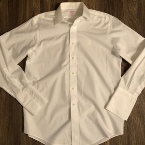 Brooks Brothers White Button Down Dress Shirt